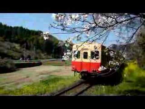 春の小湊鉄道　上総大久保発車