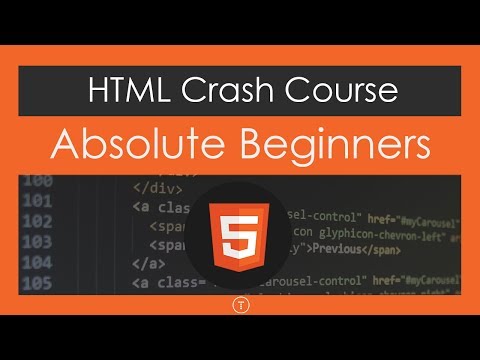 html crash course tutorials for beginners