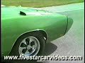 step back in time a quarter of a century to the 1982 chrysler car club convention held at the chrysler proving grounds in chelsea, michigan.  check out a f6 spring green 1969 dodge charger daytona as it loses control on one of the smaller banked curves at the proving grounds.  there was a happy ending though as the car merely spun out down on to the lower apron of the banking.