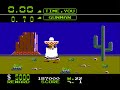 wild gunman is a light gun game created by nintendo. the original version was one of nintendo's early electro-mechanical arcade games released in 1974. it consisted of a light gun connected to a 16mm projection screen. an image of a wild west gunslinger was projected onto the screen and when his eyes flashed, the player needed to draw and shoot. if the player was fast enough the projection would change to that of the shot gunman falling down, otherwise it would show the gunman drawing and firing his gun. a piece of chopin's 