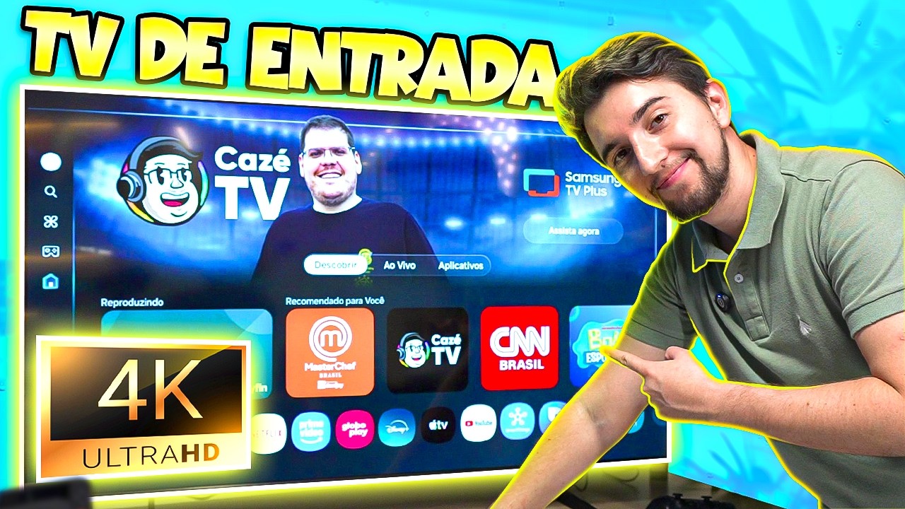 A melhor TV de ENTRADA da Samsung? Crystal UHD U8600F vale a pena!