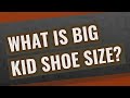 Big Kid Shoe Size Chart Vs Women's