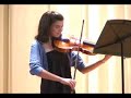 Kassia Filkins at the viola plays Minuet  by  Beethoven