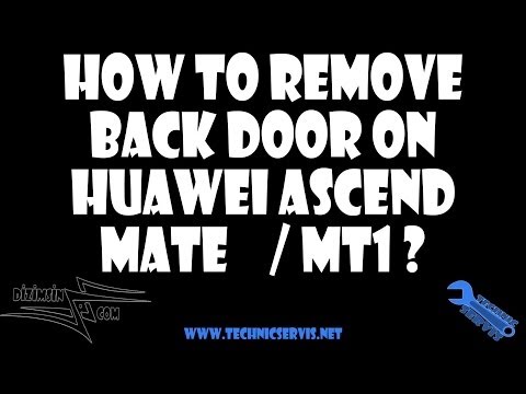 How to remove backcover / Battery Door on Huawei Ascend Mate ?