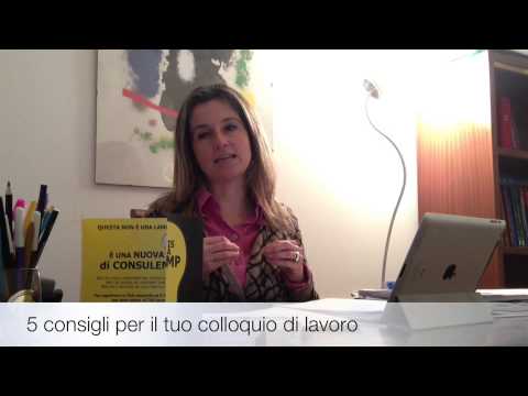 Colloquio di lavoro: ecco 5 consigli