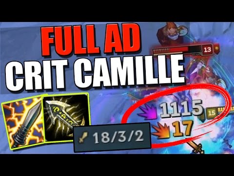 Camille solo top vs Kled, lên trang bị Dao điện Statikk cộng Lưỡi hái linh hồn, sức mạnh kinh người