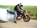 Burn de cochon en CB 500