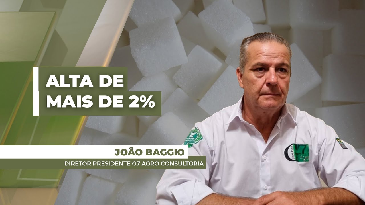 Atento ao clima no Brasil e na safra indiana, mercado do açúcar sobe mais de 2%