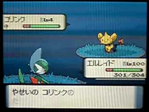【ポケトレ連鎖(3)】色違いコリンク出現[shiny Shinx] ポケットモンスター ダイヤモンド パール　pokemon diamond&pearl