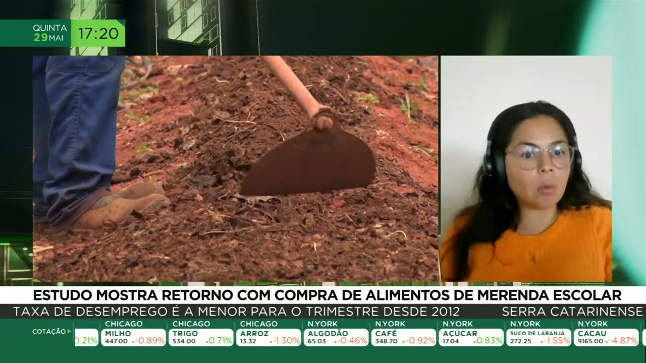 Estudo mostra retorno com compra de alimentos de merenda escolar