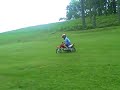 Hughie on his CRF 50