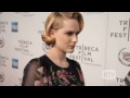 nominated actress evan rachel wood on the red carpet for the screening of her newest film 