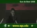 videos de Sue de Beer at European Graduate School 2008 2