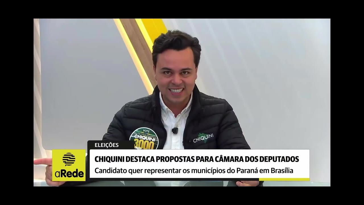 Eleições 2026. Sabatina e propostas Jeffrey Chiquini / Paraná