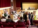 Entering Council Meeting