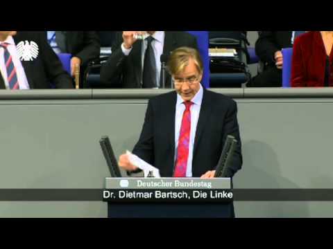 dietmar - 18.11.2013 - Seiner Antwort auf die Regierungserklärung der Kanzlerin zum bevorstehenden EU-Gipfel »Östliche Partnerschaft« stellt Dietmar Bartsch eine Kriti...