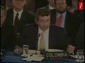 Interveci�n del embajador ante la OEA Camilo Ospina