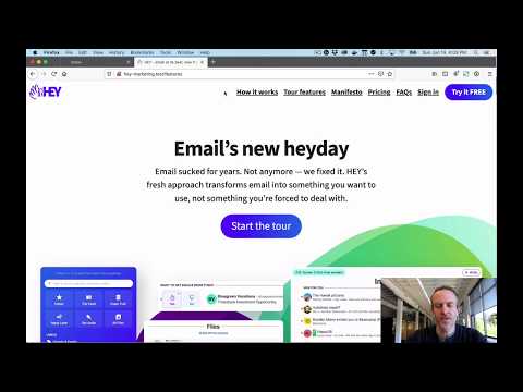 Take a video tour of HEY