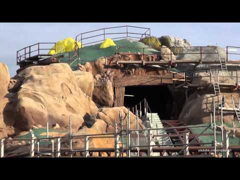 Walt Disney - Construction continues on the Seven Dwarfs Mine Train Roller Coaster at the Magic Kingdom in New Fantasyland. The ride is scheduled to open next year. Filmed...