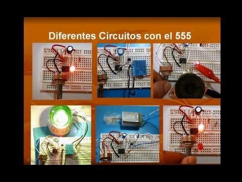 555 - 6 proyectos rapidos con el 555 con Planos electricos. LED intermitente con 55: http://www.youtube.com/watch?v=IcwcCyWQm_8 Robot seguidor de Luz https://www.y...
