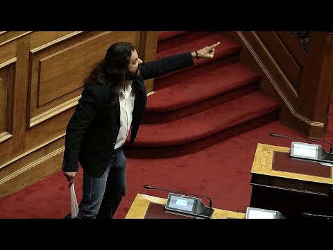 Putschaufruf im Parlament von Griechenland von Kons ...