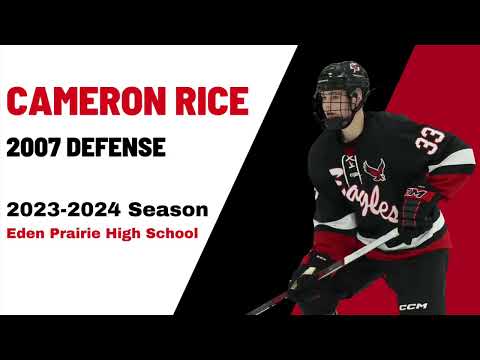 Cameron Rice 2007 Defense - 2023-2024 Eden Prairie High School Highlights