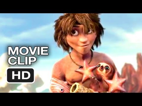 The Croods Movie CLIP - Eep's New Shoes (2013) - Ryan Reynolds Animated Movie HD Video