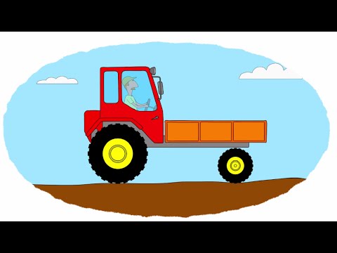 Смотреть трактор раскраску Смотреть трактор раскраску