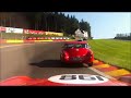 Spa on board footage in Austin Healey 3000