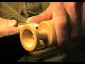 wood turning a spintop by Philippe wood turning a spintop by Philippe