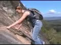 Climbing the Glasshouse mountains (mt. Beerwah)