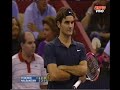Nalbandian Vs Federer MADRID Suspendido por manguera!!!