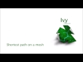 Ivy Shortest Path On A Mesh