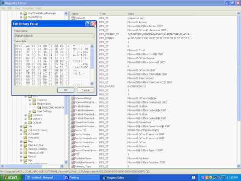 how to remove ms office 2010 from registry