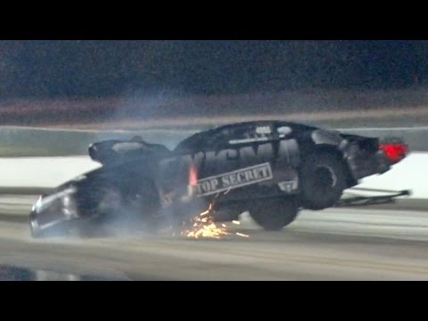 Accidente de un Camaro con 3,000 hp