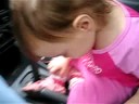 Playing in the car Playing in the car