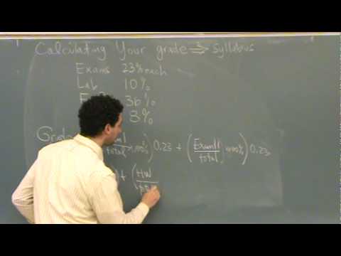 how to calculate weighted grades