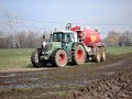 Visch met Fendt 916 mestrijden