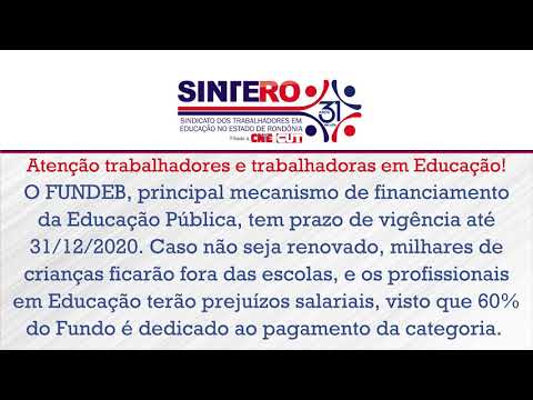 Fundeb permanente e com mais recursos #VotaFundeb