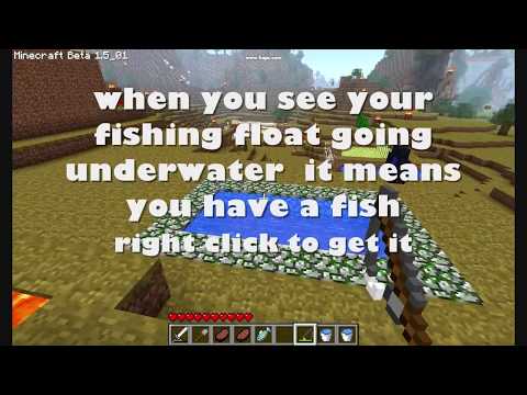 how to make a fishing rod i minecraft