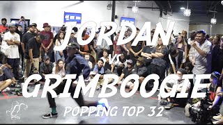 Jordan vs Grim Boogie – FREESTYLE SESSION 2021 POPPIN TOP 32