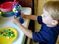 Ezra gets the gumballs out FINALLY!!!
