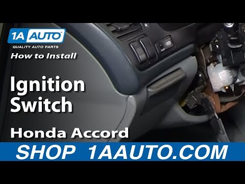 How To Install Replace Ignition Switch Honda Accord Prelude Acura TL CL 94-98 1AAuto.com