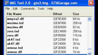 How to use IMG tool to install mods on gta san and