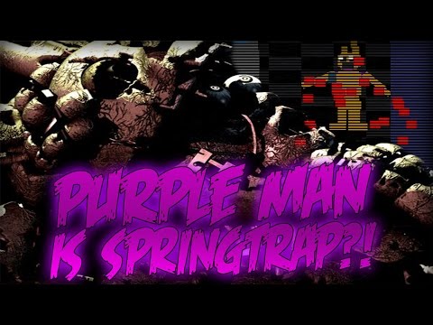 Purple Man is Spring Trap! Secret Images!