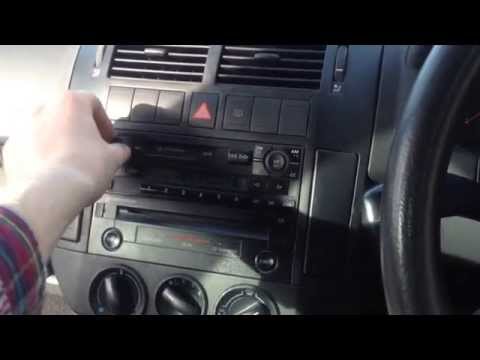 how to change cd player in vw polo