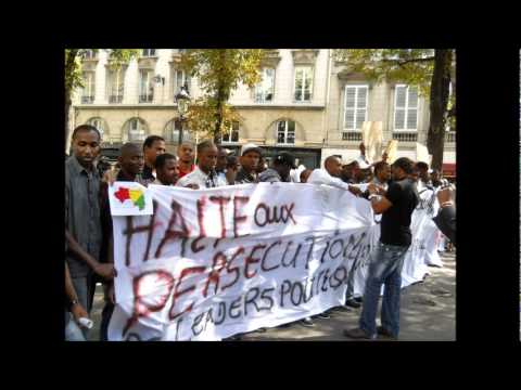 Manifestation à Paris contre la dictature du Président Alpha Condé