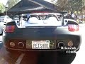 Porsche Carrera GT with Straight Pipes Rev and Accelerate