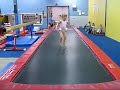 Megan and Amy on the Tumble Track