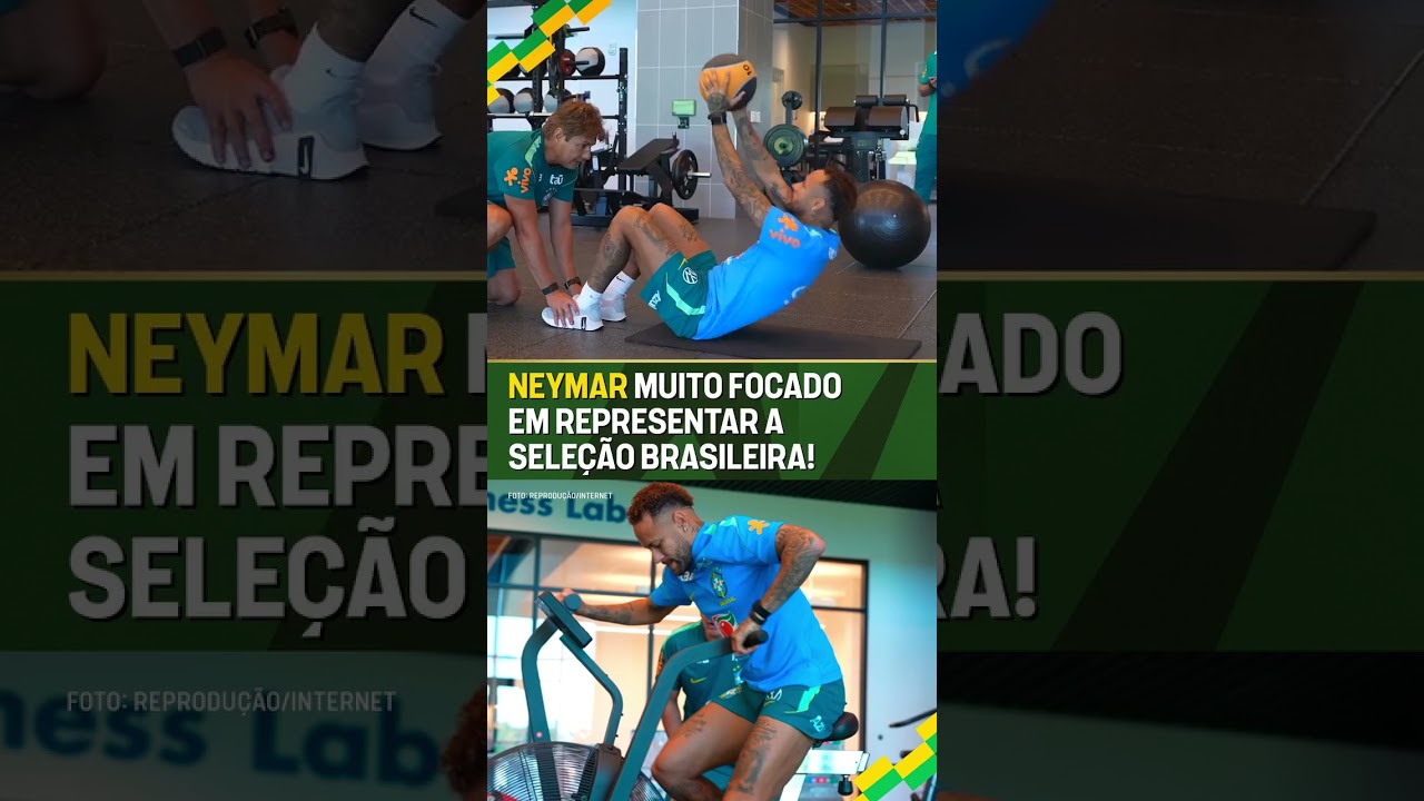 O NOSSO CRAQUE TÁ CADA DIA MAIS FORTE! 🔟 Neymar segue treinando e está mais perto de voltar #shorts